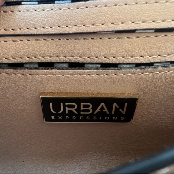 Urban Expressions Elodie Beige Crossbody Mini Bag Purse - Picture 9 of 15